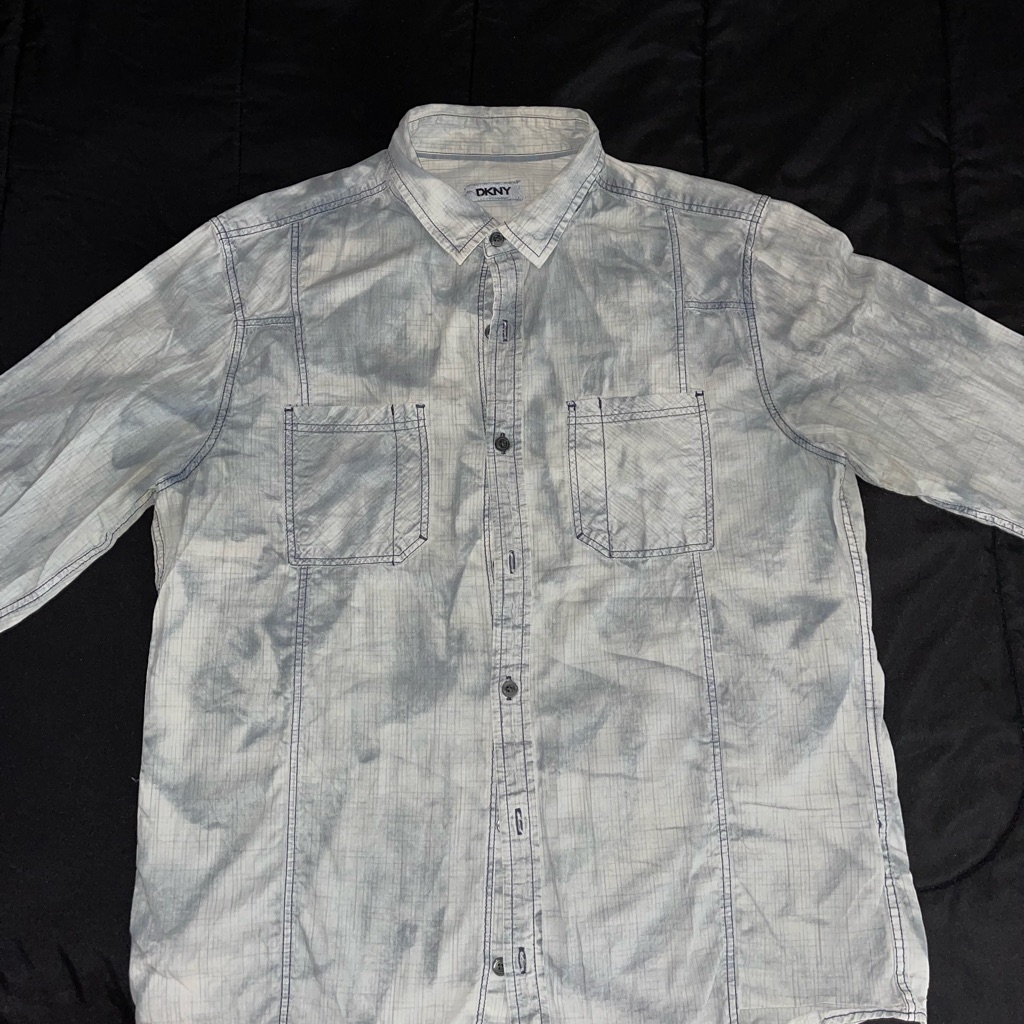 Dkny Funky Pattern Button Up